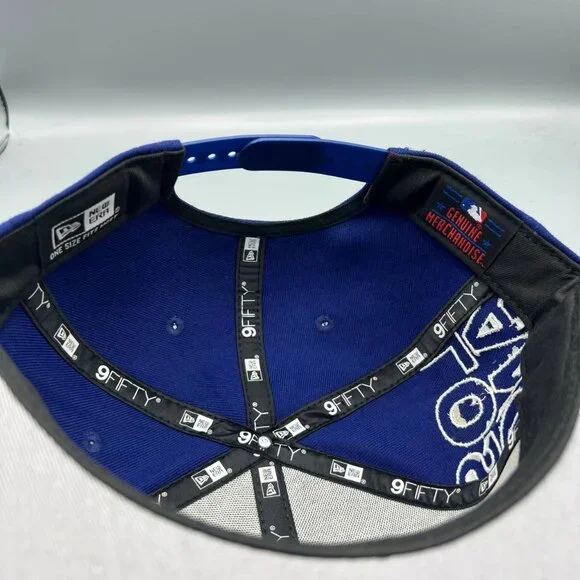 Los Angeles LA Dodgers Hat Men Blue Gray 9Fifty New Era‎ Snap Back Cap New